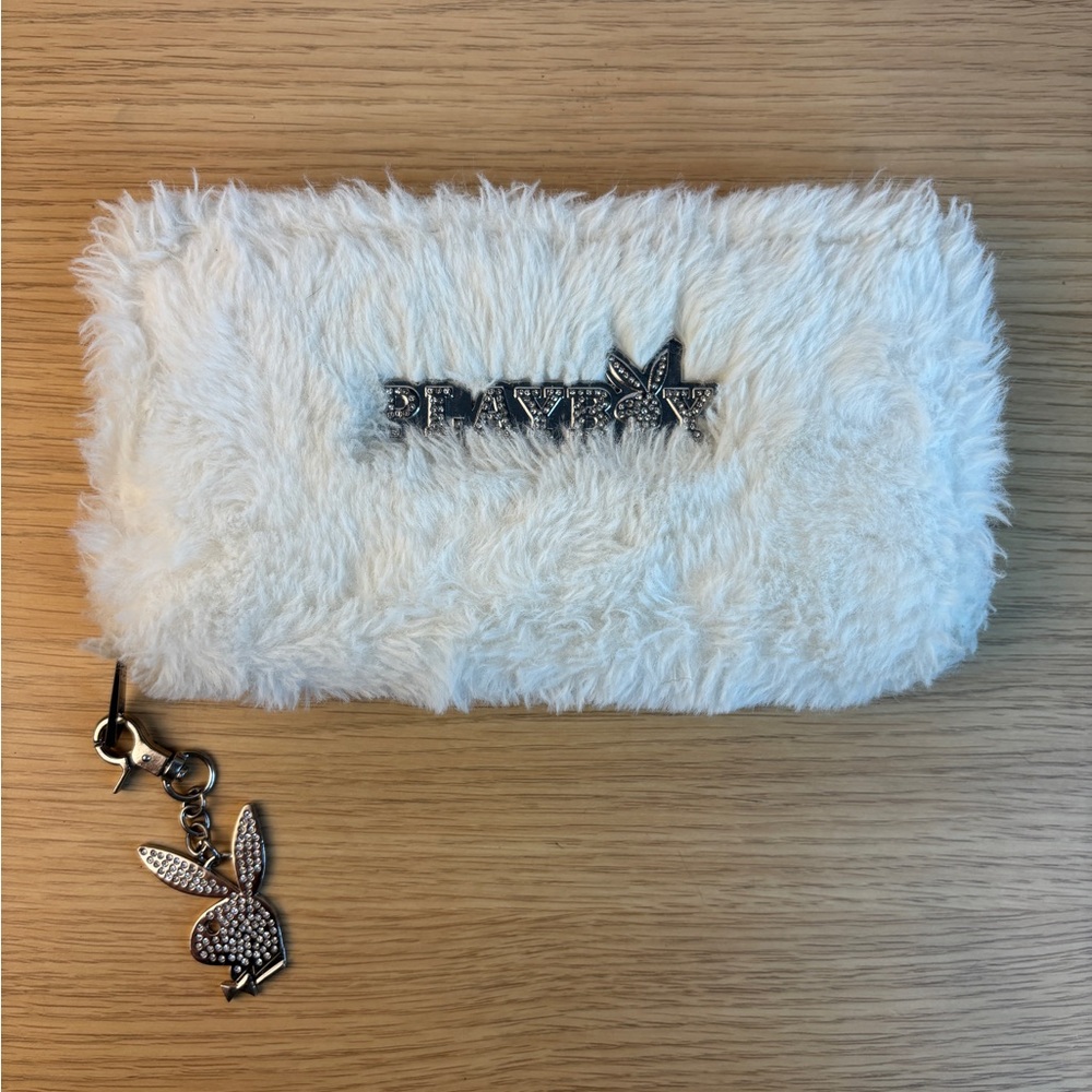 Playboy Faux Fur Diamanté Wallet‎